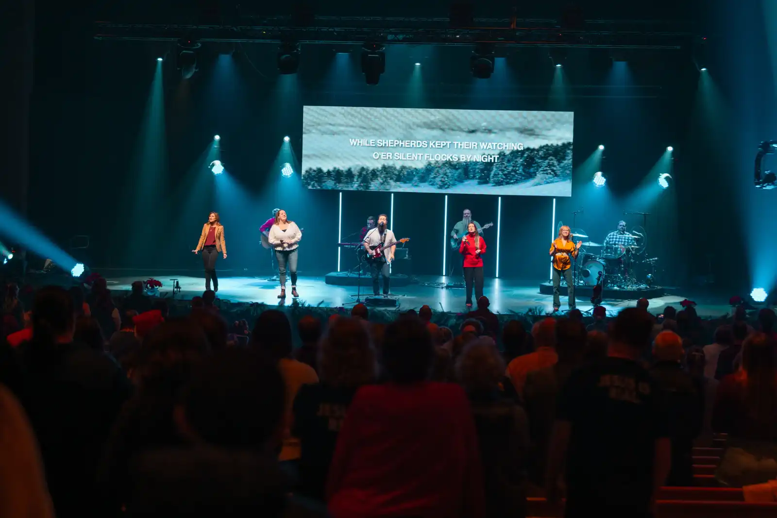 Concert stage performance