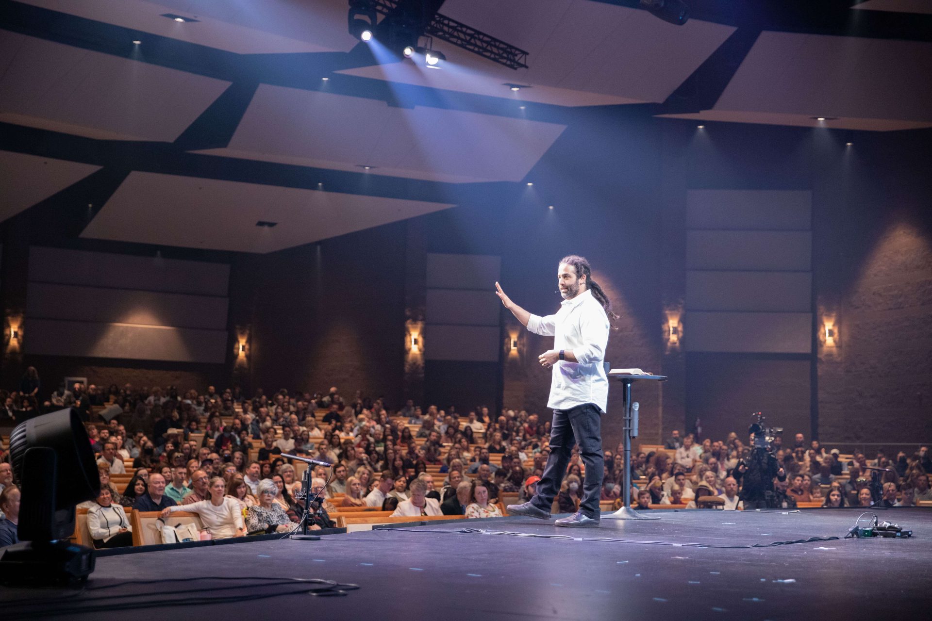 pastor speaking
