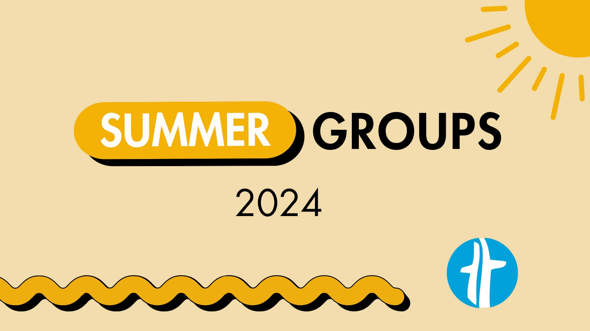 summer groups 2024 with background beach motif